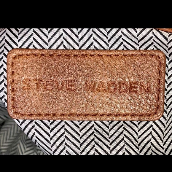 sOLD Steve Madden Brown Vegan Leather Crossbody Satchel - Picture 12 of 16
